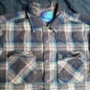 Pendleton Flannel Wool Button Down Shirt Modern